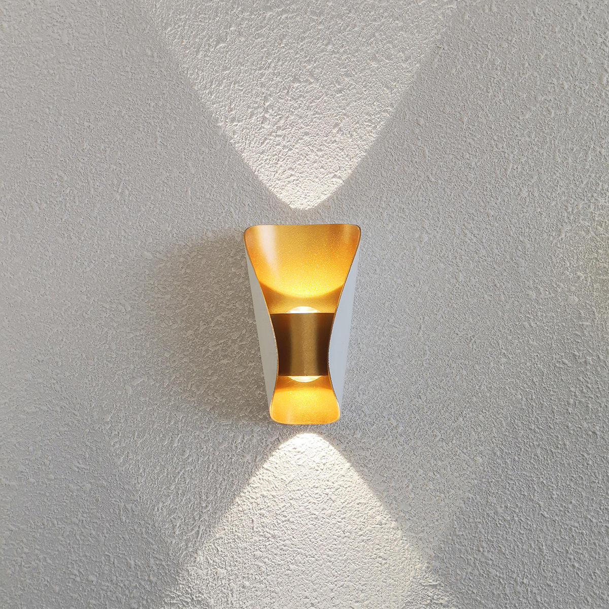Lámpara de pared exterior IP65 12W 85V-265V Lámpara de pared impermeable hacia arriba y hacia abajo Lámpara de pared exterior LED de montaje en superficie