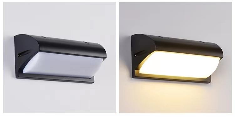 Lámpara de pared Led de aluminio para exteriores IP65, resistente al agua, luz de pared hacia arriba y hacia abajo para el hogar, escalera, dormitorio, cabecera, baño, pasillo, iluminación