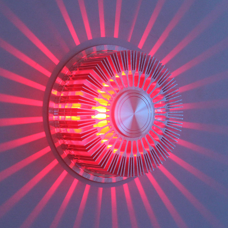 2023 lámpara de pared de girasol luz de pared interior sala de estar dormitorio luz de pared decorativa pequeña lámpara de noche hecha en China
