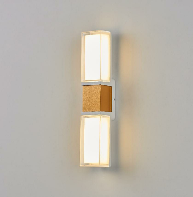 9W 10W Luz de pared exterior LED Impermeable IP65 Tira de aluminio Iluminación interior y exterior Decoración Jardín Porche Accesorios de iluminación 85-265v