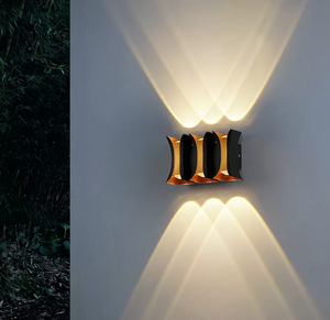 Nueva lámpara de pared LED impermeable para exteriores, balcón interior, porche de aluminio, candelabro de jardín, lámpara de pared para Villa, luminaria