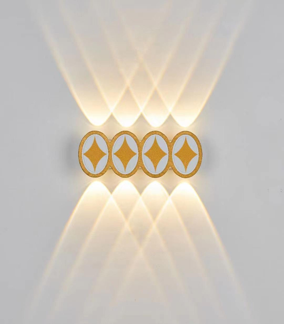 Lámpara de pared LED IP65 para exteriores, resistente al agua, para jardín, interior, para decoración del hogar, dormitorio, pasillo