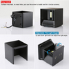 Venta caliente Modern LED Up Down Lighting Sala de estar Cubo Sconce Lámpara Montaje Interior Exterior Luz de pared 20W 12CM Cubo de luz