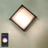 Estilo minimalista Tuya Smart WiFi LED Lámpara de pared 10W RGBW Aplicación interior exterior Aplique impermeable Luz de jardín regulable