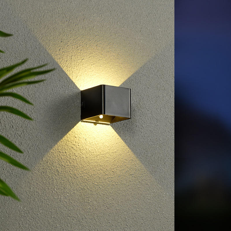 Lámpara de pared con carga LED, cabecera de dormitorio, dormitorio con sensor humano, USB, sin cableado, sin perforación, pasillo, luz nocturna pequeña