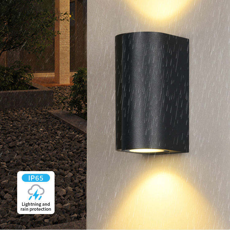 Montaje a prueba de agua Up Down Garden Aplique de luz exterior Gran exterior Montado en la pared Led