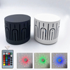 Luz de pared RGB de 3W Lámpara de pared de flores Luz de noche remota Montado en la pared Agujero en espiral LED hermosa lámpara de pared decorativa Luz