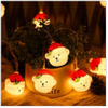 Luz de decoración de Navidad LED, guirnalda de decoración de habitación de Año Nuevo, adornos de vacaciones, decoración de jardín al aire libre, lámpara de cadena, luces de Papá Noel