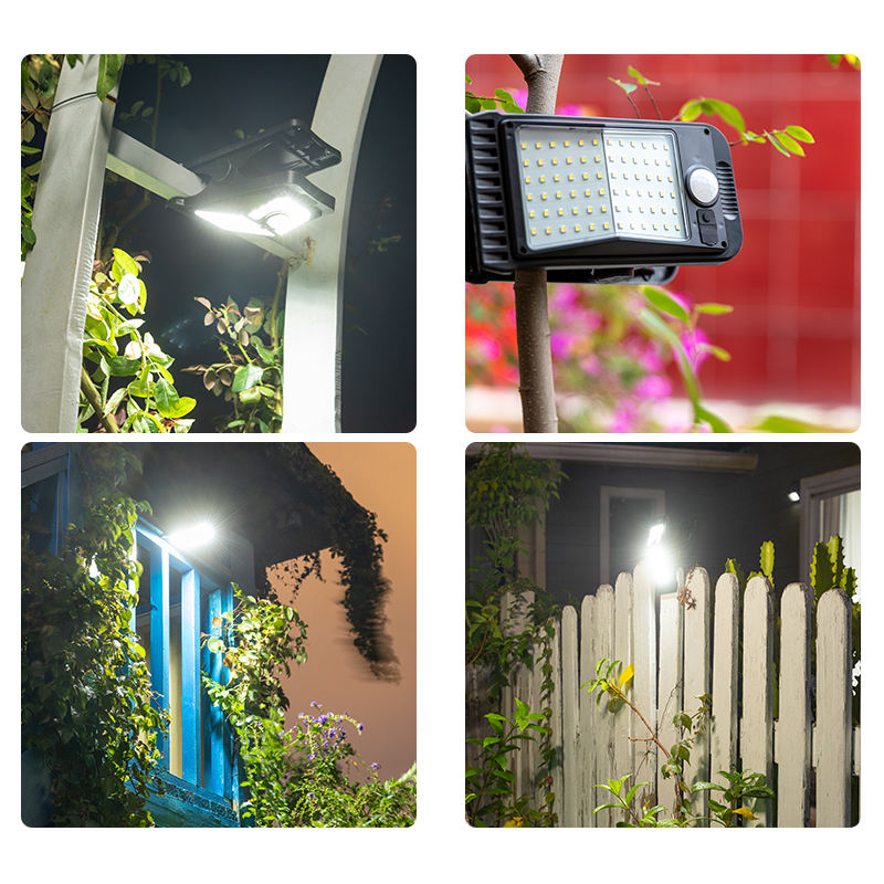 Lámpara de pared Led de doble cara impermeable Ip65 de alta calidad, luces de pared solares modernas para exteriores, lámpara solar de jardín de pared arriba y abajo