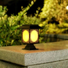 Lámpara solar de 5 LED para patio, lámpara de suelo para césped, lámpara solar para jardín, enrejado de jardín, decoración de luz para habitación antigua al aire libre, estilo americano 