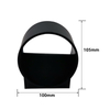 Lámpara de pared con forma de anillo de 5W, luces decorativas para interiores, lámpara de pared LED, luz de pared hacia arriba y hacia abajo