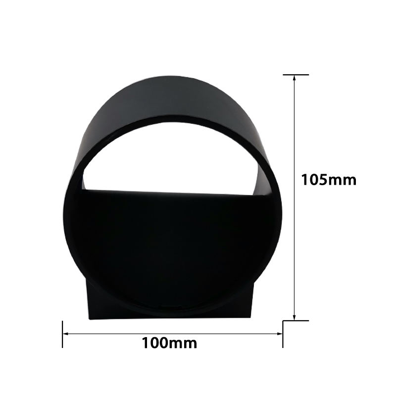 Lámpara de pared con forma de anillo de 5W, luces decorativas para interiores, lámpara de pared LED, luz de pared hacia arriba y hacia abajo