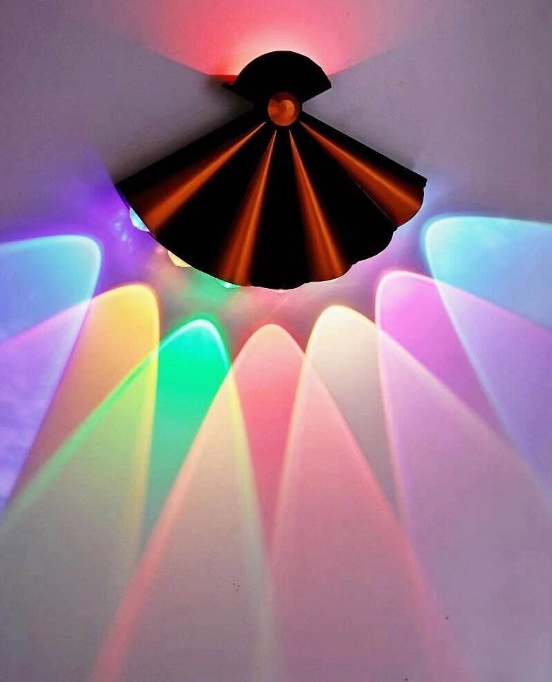 Luz LED impermeable para exteriores a prueba de humedad, lámpara de pared IP65, patio, jardín, hogar, sala de estar, luces decorativas