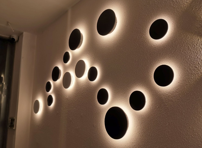 8W 12W 15W Modern Led Light LED Moon Lights Eclipse Luces Redondas y de alta calidad Interior Nightlight Interior