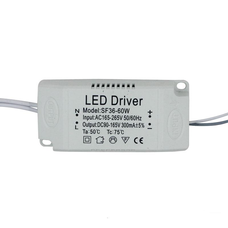 Entrada de controlador LED de 8-120W AC175-265V Transformador de iluminación sin aislamiento Adaptador de fuente de alimentación de unidad de luminaria