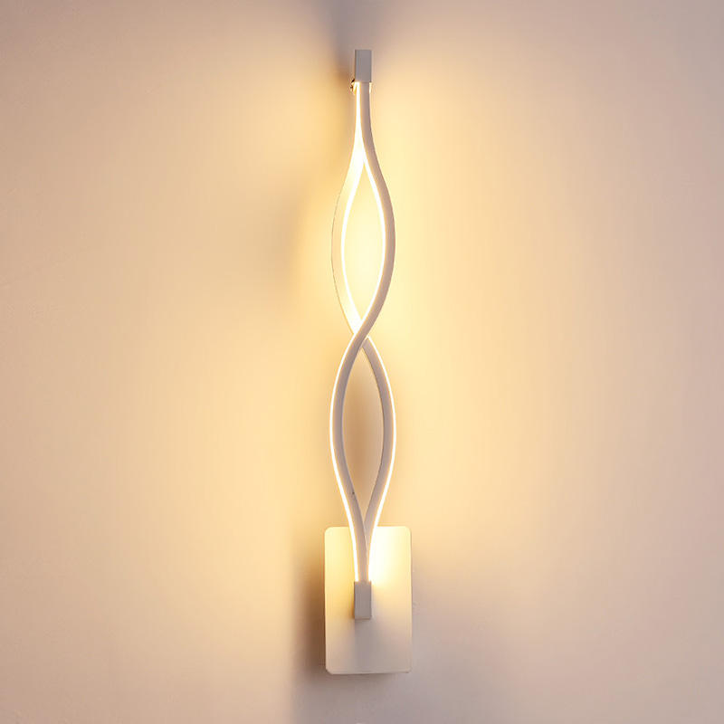 Apliques de pared LED de 16W para interior de casa, luces de pared de atenuación continua de 24W y 2,4G con control remoto, lámpara de pasillo para escaleras, iluminación