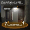 Lámpara solar para exteriores con sensor de movimiento Lámpara de pared solar 208 LED Iluminación de jardín impermeable con sensor para exteriores