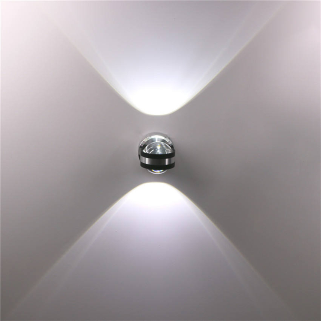 Up down lámpara de pared led 6W candelabro de pared interior decoración del hotel luz sala de estar dormitorio junto a la cama TV lámparas de imagen de fondo