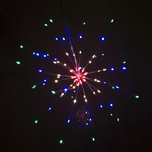 Hagood LED fuegos artificiales cobre luz impermeable IP65 vacaciones iluminación led fuegos artificiales gran luz