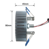 Lámpara de pared de techo LED Rgb de girasol con control remoto Rgb Iluminación interior