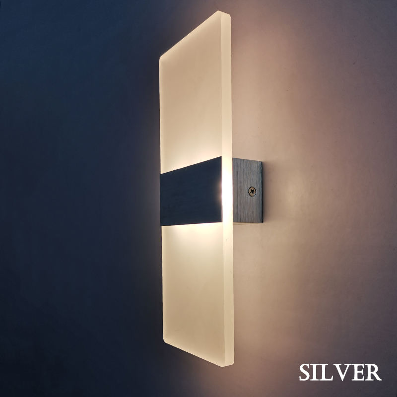 Mejor venta de acrílico pastillas de luz de pared 6W LED aplique de pared para iluminación interior decoración Industrial pasillo Hotel café aplique empotrado