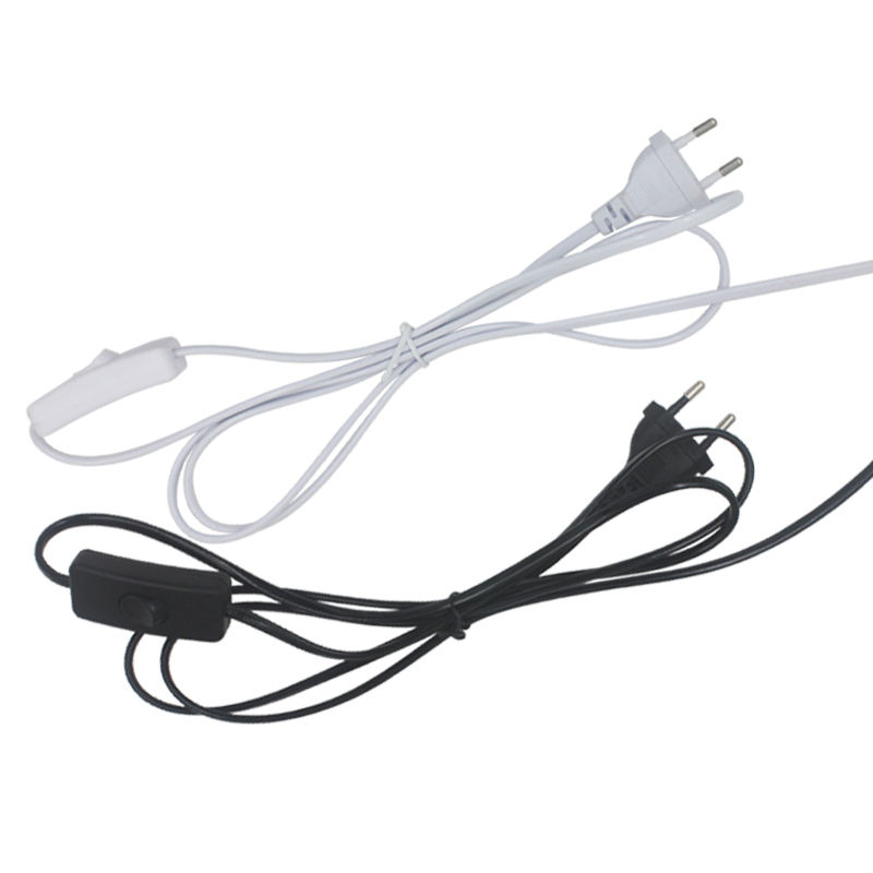 Cable de alimentación EU US UK E27, Base de bombilla, Cable de extensión, interruptor de lámpara led, convertidores de enchufe eléctrico de 110v y 220v