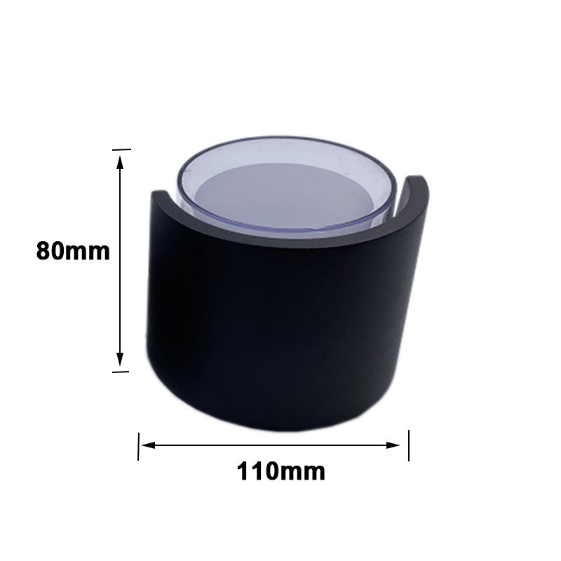 2023 exterior Tuya Wifi LED lámparas de pared inteligentes 10W cubo RGB aplicación regulable Sconce impermeable jardín Alexa Google Home pared luz AC85-265V