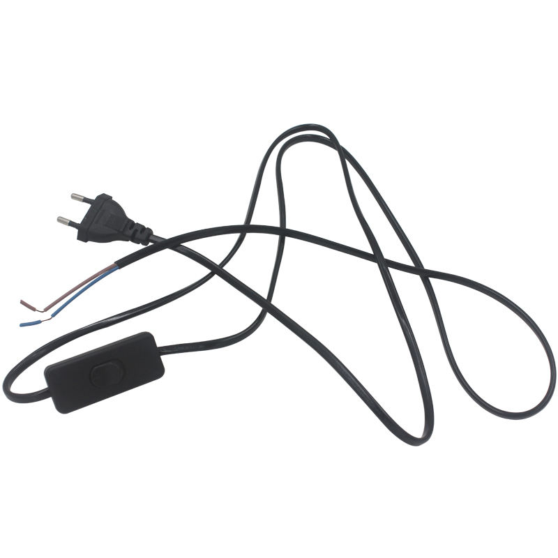 Cable de alimentación EU US UK E27, Base de bombilla, Cable de extensión, interruptor de lámpara led, convertidores de enchufe eléctrico de 110v y 220v