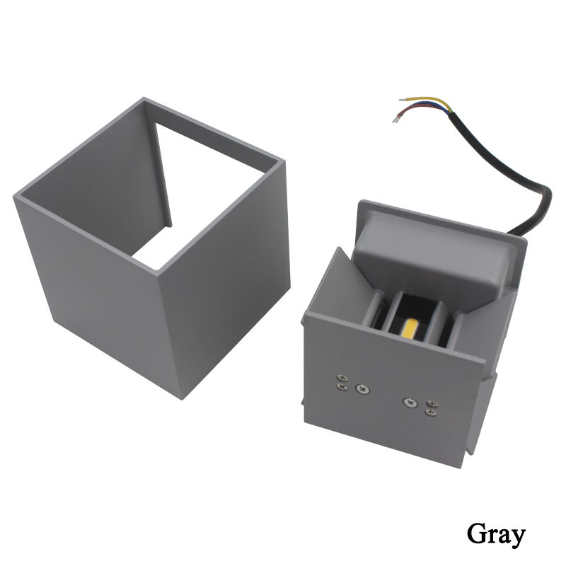 Decoración Industrial 12W IP65 impermeable al aire libre Led lámpara de pared Wandlamp arriba y abajo lámpara de pared con precio de fábrica