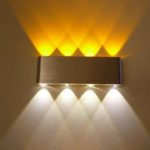 Lámpara de pared para decoración de interiores, aplique de montaje de luces hacia arriba y abajo con gran precio