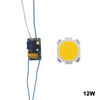 Cuenta de lámpara LED COB, Chip de fuente de luz de 10W-30W, conversión de interruptor frío/caliente con adaptador de corriente de Control de segmento, controlador DIY