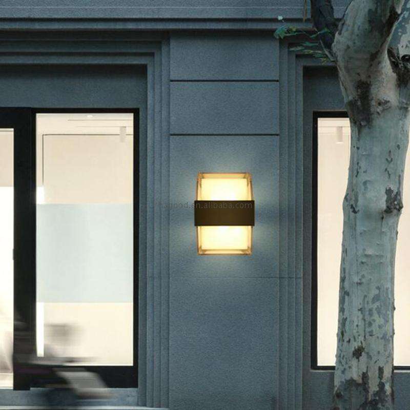 Aplique de pared de 10W arriba y abajo hecho en fábrica para patio, jardín, iluminación interior, decoración, lámpara LED impermeable para exteriores