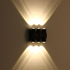 Lámpara de pared moderna IP65 Iluminación exterior Interior Impermeable 8W Lámpara de pared LED Sala de estar Pasillo Parque Paisaje Jardín Luz