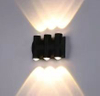 Lámpara de pared moderna IP65 Iluminación exterior Interior Impermeable 8W Lámpara de pared LED Sala de estar Pasillo Parque Paisaje Jardín Luz
