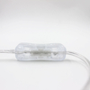 Cable de 2 líneas de 0,75mm, Cable de alimentación de encendido y apagado de 1,8 m para lámpara LED con interruptor de botón, enchufe europeo/estadounidense, interruptor de luz, extensión de Cable transparente