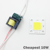 Real Full Watt 10W 20W 30W 50W 100w Chips de lámpara LED COB de alta potencia Bombilla con controlador LED para reflector DIY Spot light Lawn