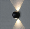 Moderna y creativa lámpara de pared impermeable para exteriores, lámparas LED para patio, lámpara para puerta, terraza, balcón, jardín, luz de pared