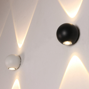 Moderna y creativa lámpara de pared impermeable para exteriores, lámparas LED para patio, lámpara para puerta, terraza, balcón, jardín, luz de pared