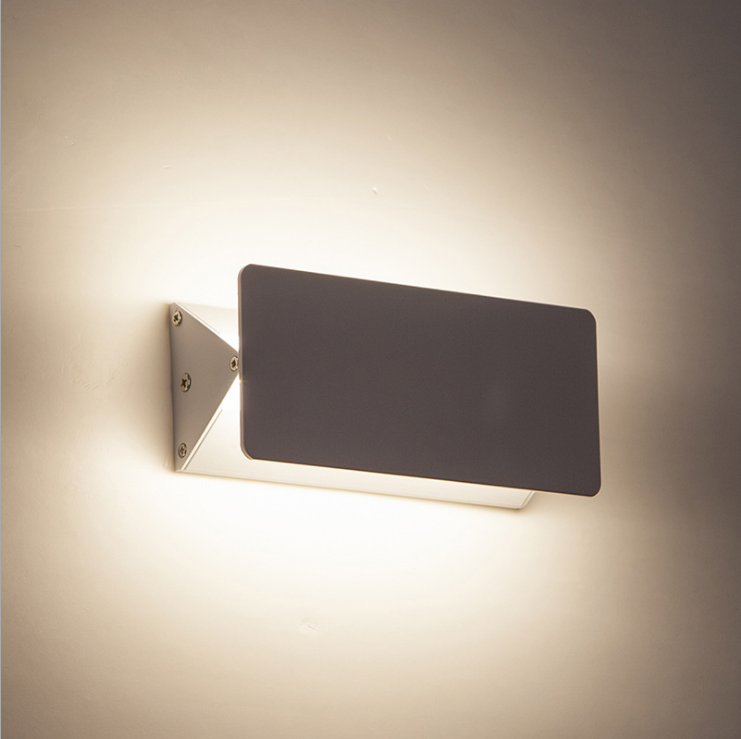 Luz de pared LED de 5W, lámpara de noche para dormitorio, decoración de hotel para el hogar, ángulo de luz ajustable