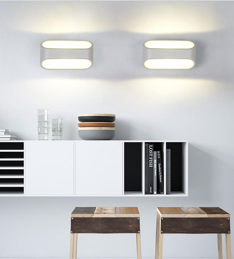Nueva lámpara de pared RGB de 5 W, lámpara de pared de fondo LED para decoración de casa y Hotel