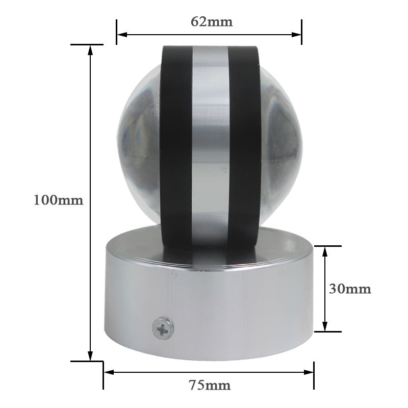 Luz de pared RGB de lujo para Hotel bien diseñada, colorida con iluminación de pared de descuento, luces de decoración para el hogar interior con precio de fábrica