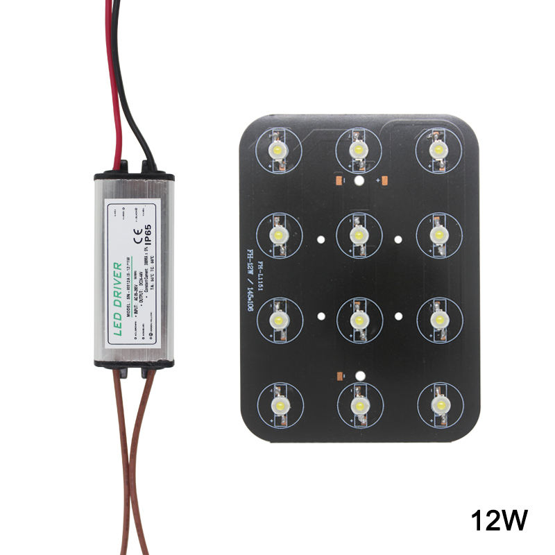 Chip LED 12W 18W 20W 24W 30W 36W 48W Bombilla de lámpara de alta potencia Diodos AC85-265V Controlador LED a prueba de agua para luminaria de luces enterradas