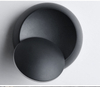 Luz de noche ajustable para decoración de interiores, lámpara de pared redonda blanca y negra de 360 ​​grados con precio de fábrica
