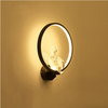 Recién llegado, candelabro led moderno, luz de pared elegante, anillo de luz artística, montaje en pared para luces de hotel de interior