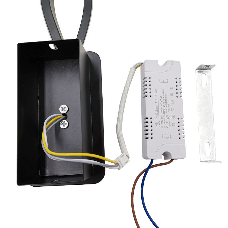 Luces LED de pared de 21W, lámpara de decoración de aluminio para porche artístico, 2,4G, tres colores regulables con controlador, iluminación luminosa para cabecera