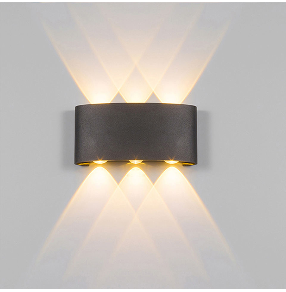 Hagood White 6W Led Wall Sconce Mejor impermeable Outdoor Garden Sconce Lighting