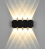 Nueva fábrica, venta al por mayor, IP65, aluminio, impermeable, exterior, arriba y abajo, luces de pared, luces de pared para el hogar con precio de fábrica