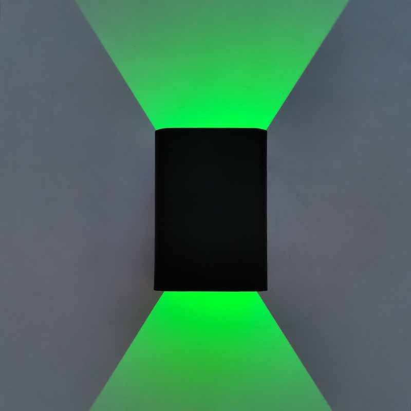 5W AC85-265V Aluminio moderno Art Deco RGB Diseño simple Accesorio de iluminación Luz de noche Dormitorio Luz nocturna