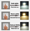 Panel de Color combinado blanco cálido/frío SMD5730 de 3W, 5W, 7W, 9W, 12W, 18W, fuente de alimentación del controlador LED de control segmentado para luz descendente