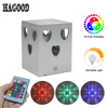 3W LED Love heart 3W RGB Lámpara de pared con control remoto para el hogar Dormitorio escalera Vestíbulo Decoración Decorateur Beauty Room